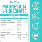 Magnesium L-Threonate 2000mg | 10-in-1 Supplement for Brain Health & Cognitive Support | High-Absorption Magnesium Threonate Capsules, 60 Count