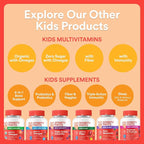 SmartyPants Kids Multivitamin Gummies with Omega 3 DHA/EPA, Vitamins D3, C, B12, B6, A, K, and Zinc, Gluten Free, Clean Label, Three Fruit Flavors, 60 Gummies (30 Day Supply)