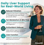 32-in-1 Liver Support with Milk Thistle Supplement – Liver Detox with Silymarin, Artichoke Extract & Beetroot Powder – Comprehensive Wellness Formula for Liver Cleanse – 1426mg (90 count) (Pack of 1)