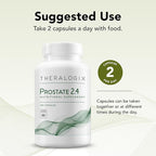 Theralogix Prostate 2.4 Nutritional Supplement - 90-Day Supply - Prostate Health for Men - Supports Healthy Prostate Tissue - Lycopene, Vitamin D3, Selenium & Vitamin E - NSF Certified - 180 Capsules