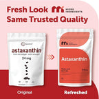 Micro Ingredients Astaxanthin 24mg with MCT Oil, 60 Softgels, 2 Month Supply | Max Strength Astaxanthin Antioxidant Supplements | Fresh Microalgae Source | Non-GMO, Gluten Free, No Soy