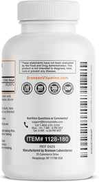 Bronson Methyl B12 5000 mcg Vitamin B12 Methylcobalamin Energy & Brain Support, 180 Lozenges