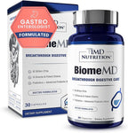 1MD Nutrition BiomeMD Probiotics | 62 Billion CFUs, 15 Comprehensive Strains - Pro & Prebiotics | Doctor-Formulated for Digestive Health & Immune Support | 30 Capsules