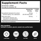 Utiva Prostate Health - Natural Formula for Healthy Function and Urine Flow - Prostate Supplement for Men - Beta-Sitosterol and Saw Palmetto for Men - 30 Softgels