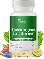 Thermogenic Fat Burner Brazilian Lean Weight Loss Vitamins, Dr Vitamin Waist Trimmer & Supplements for Bloating (1 Bottle, 30 Capsules)