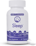 Sleeping Aid Supplement - Natural Sleep Supplement Tablets with Valerian Root, Passionflower, Magnesium, Melatonin, Soothing Herbs for Relaxation and Sleep - NASA Technology, 60 ct