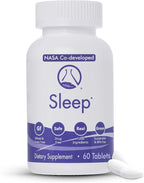 Sleeping Aid Supplement - Natural Sleep Supplement Tablets with Valerian Root, Passionflower, Magnesium, Melatonin, Soothing Herbs for Relaxation and Sleep - NASA Technology, 60 ct