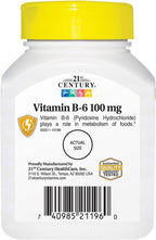 21st Century Vitamin B-6 100 Mg, 110 Count