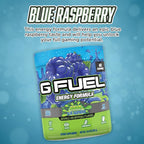G Fuel Chug Rug Energy Drink Powder, Pre Workout Caffeine Mix for Gaming, Sugar Free Focus Amino, Vitamin + Antioxidants, 10.44oz (Sour Blue Raspberry, 40 Servings)