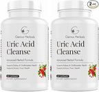 Uric Acid Cleanse – Supports Kidney, Liver, Gallbladder & Urinary Tract Health, Advanced Herbal Formula - 60 Capsules (Pack of 2)