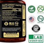 Black Maca Root 50:1 Extract 37,500mg – 60 Capsules Organic Peruvian Maca Peruana Supplement for Men | High Potency Energy, Mood & Performance Support | Vegan, Non-GMO