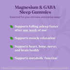 Natrol Sleep & Restore Magnesium Glycinate Blend Gummies,Magnesium for Sleep Aids for Adults,Melatonin-Free,Cherry Flavored,30 Day Supply,(Pack of 2)