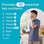 ONE A DAY Teen Boy’s Daily Essentials Multivitamin Gummies,Teen Boy Vitamins with Vitamin C,Vitamin D,Bone Health,Immune Health,Raspberry Natural Flavor,120 Gummies,(Pack of 2)