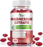 Magnesium Citrate 400mg, High Absorption Magnesium Citrate Supplement with Vitamin D3, Vitamin B6 and Cranberry Extract, Improved Night Quality Muscle & Bone for Women and Men, 135-Day Supply