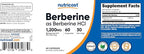 Nutricost Berberine HCl 1200mg , 60 Vegetarian Capsules - Gluten Free & Non-GMO