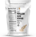 It's Just! - Psyllium Husk Powder, Easy Mixing Dietary Fiber, Cleanse Your Digestive System, Finely Ground Powder, Ideal for Keto Baking, Non-GMO (Unflavored, 24oz (Pack of 1))