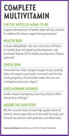 New Chapter Advanced Perfect Prenatal Vitamins, 270ct, Made with Organic, Non-GMO Ingredients for Healthy Baby & Mom - Folate (Methylfolate), Whole-Food Fermented Iron, Vitamin D3 + Ginger