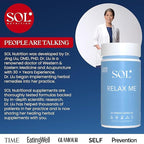 Relax Me - Natural Calming Relief for Stress, Tension, & Worry - 15x More Effective - Support Mood, Relax the Mind & Body - Supplements for Adults - Non-Drowsy - 60 Vegetarian Capsules