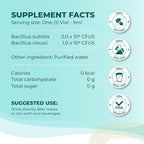 Liquid Spore Probiotic for Adult, Women & Men | Supports IBS, Gas, Bloating & Diarrhea | Improve Digestive & Immune System | 20 Servings