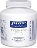 Pure Encapsulations Bromelain 2400 500 mg - for Digestive Support & Musculoskeletal Health - Supports Joints & Muscle Recovery* - Proteolytic Enzymes - Vegan - 180 Capsules
