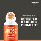 VisiVite AREDS 2 Sugar-Free Eye Vitamins - Alternative to Lutein Gummies for Eyes - Lutein for Eye Health - Premium Sugar-Free Eye Vitamins - Eye Care Supplements for Adults (Chewable Tablets)