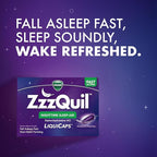 ZzzQuil LiquiCap Sleep Aid, Diphenhydramine 25mg HCl, Sleep Aids for Adults, Nighttime Sleep Aid, 72 LiquiCaps