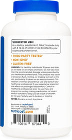 Nutricost Niacin (Vitamin B3) 500mg, 240 Capsules - with Flushing, Non-GMO, Gluten Free