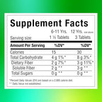 Benefiber Chewable Prebiotic GLP-1 Friendly Fiber Supplement Tablets for Digestive Health, Assorted Fruit Flavors - 100 Count (Pack of 12)