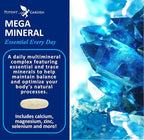 Potent Garden 2-Pack Mega Mineral Supplement Complete Mineral Complex with Calcium Magnesium Zinc Potassium Boron Selenium Chromium & 72 Trace Minerals Iron Free Calcium Supplement -200 Pills