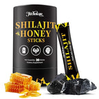 Mchokuu Shilajit Honey Sticks for Men & Women, Himalayan Shilajit with Organic Honey, 85+ Trace Minerals & 75%+ Fulvic Acid for Energy Support & Overall Health, 30 Sticks