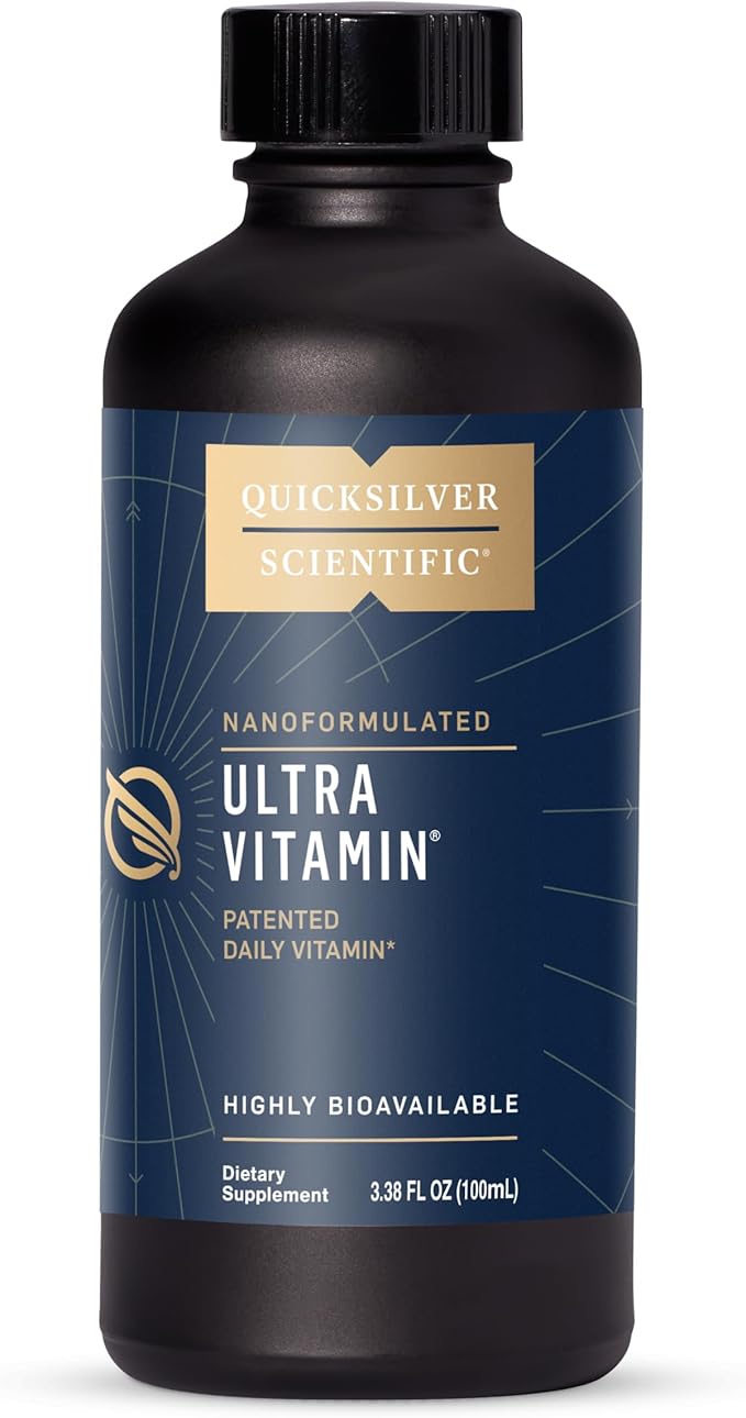 Quicksilver Scientific Vitamin and Mineral Bundle with Dr. Shade's Catalyzed Mineral Complex and Liposomal Ultra Vitamin for Daily Wellness, Energy, Antioxidant Support, Liver Health, Brain Function,