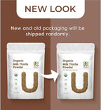 Unleash’d Organic Milk Thistle Powder 16oz – 100% Pure, Rich in Silymarin & Antioxidants, Supports Liver and Immune Health