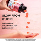 LIVS Beauty Plus Gummy Vitamins - Biotin Gummies for Hair, Skin and Nails | Natural, Gluten-Free, Non-GMO Beauty Supplement with Vitamins A, C, E, B12, D2, Zinc & More - Cream Soda Flavor - 120 Ct