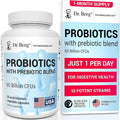 Dr. Berg Probiotic Supplement (60 Billion CFUs) - Helps Ease Occasional Constipation, Diarrhea, Gas & Bloating* - Pre and Probiotics for Digestive Health - 30 Probiotic Capsules