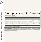 Codeage Liposomal Magnesium Glycinate Supplement, 2-Month Supply, Bisglycinate Magnesium Chelate, Chelated Magnesium Mineral Pills, BioPerine Black Pepper Vitamins Capsules, Non-GMO Vegan, 240 ct
