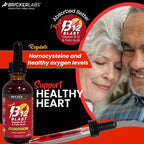 Bricker Labs B-12 Blast Liquid Vitamin B12 and Folic Acid Supplement, Support Energy Production, Great Tasting Liquid Vitamin B12 Dietary Supplement in Natural Raspberry Flavor, 2 fl oz Bottle