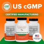 Digestive Enzyme Pro by Dr. Rajsree, MD | Full Spectrum Digestive Enzyme Support for Gas, Bloating & Indigestion | with Betaine, Pepsin, Ox Bile & Pancreatin | 90 Capsules