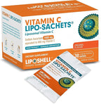 Lipo-Sachets Liposomal Vitamin C 1000mg Per Serving for Immune and Collagen Support - High Absorption - GMO Free, No Added Sugar, Vegan - 30 Liposomal Liquid Vitamin C Packets