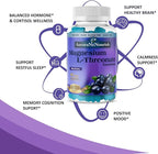 Magnesium L-Threonate Gummies w. Apigenin L-Theanine, Advanced 11-in-1 Magnesium Supplements w. Vitamin D3 K2 B6 for Sleep Cognitive Brain & Relax, High Absortption Magnesium Gummies for Adults & Kids