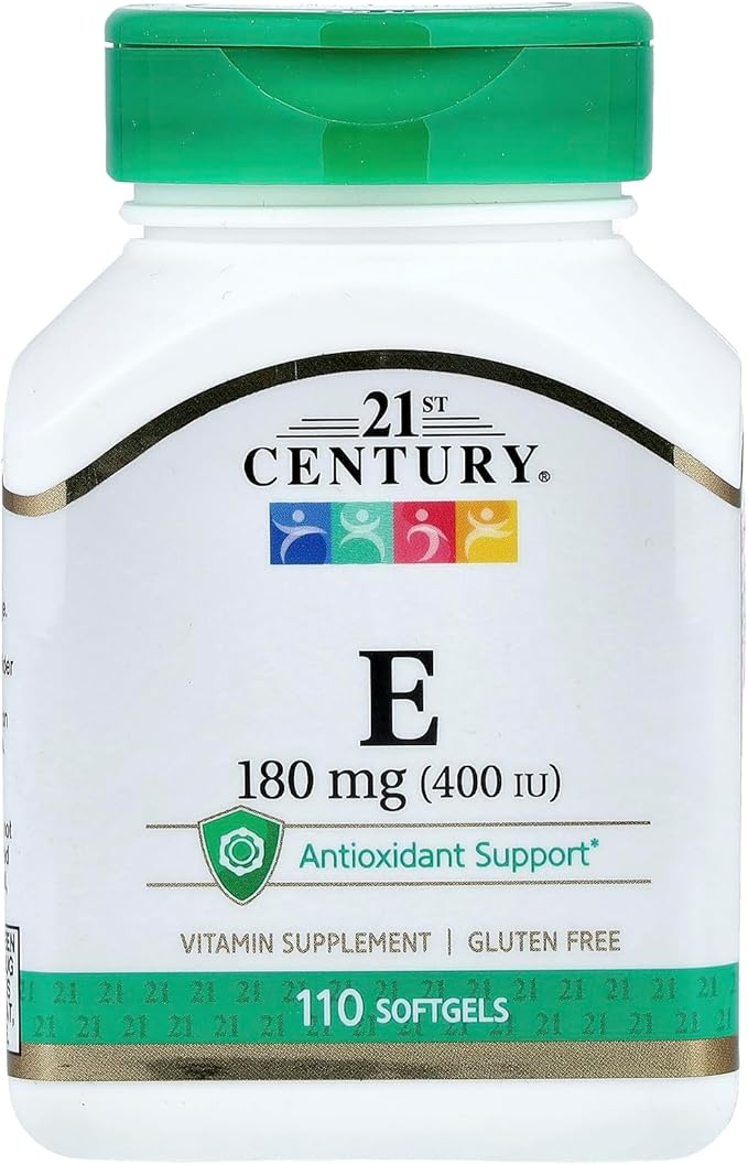 21st Century E 400 I.U. Blended Softgels, 110-Count
