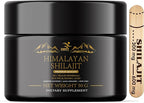 Shilajit Himalayan Resin - Gold Grade 100% Pure Shilajit with Fulvic Acid & 85+ Trace Minerals Complex for Energy & Immune Support - 50g