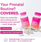 Pink Stork Premium Prenatal Vitamins for Women | Methylated Folate, Choline, Iron, Vegan DHA | Doctor-Formulated Prenatal Vitamin | Organic Whole-Foods & Probiotic | Gentle on Stomach, 60 Count