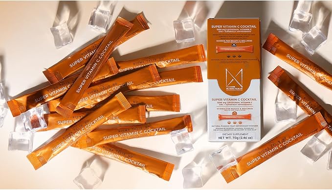 DR. NIGMA Super Vitamin C Cocktail Powder | Science-Based Beauty and Wellness | Powerful Combo of Vital Nutrients to Support Optimal Health and Vitality | 14 Servings | 2.46 oz