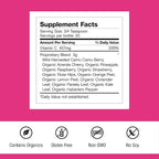 Dr. Schulze's Super-C Plus - Vitamin C Supplement for Immune Support - Skin Health & Antioxidant Support - High-Potency Formula - Plant-Based Superfood - Gluten-Free & Vegan - 2 oz (20 Servings)
