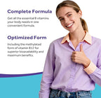 Doctor's Recipes Ultra B Complex Vitamins for Women and Men, with Methylated B12 1000mcg, B6, B1, Folic Acid, for Energy Metabolism, Nerve & Mood Support, Vegan, 60 Capsules, 30 Day Supply