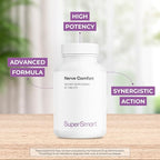 Supersmart - Nerve Comfort (Advanced Formula) - with Alpha Lipoic Acid ALA, Acetyl-L-Carnitine, Benfotiamine & Magnesium Supplement | Non-GMO & Gluten Free - 60 Tablets