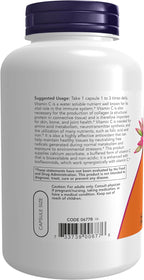 NOW Foods Supplements, Vitamin C-500 Calcium Ascorbate, Antioxidant Protection*, 250 Veg Capsules
