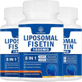 1800mg Fisetin Supplement - Advanced Liposomal Delivery 98% Pure Fisetin Antioxidant for Healthy Aging Non-GMO - 180 Capsules