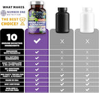 10 in 1 Immune Support Supplement [10 Potent Ingredients] with Elderberry, Vitamin C, Zinc, Echinacea, Turmeric Curcumin, Garlic and Probiotics for Adults, 60 Veg Caps