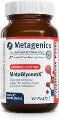 Metagenics MetaGlycemX - 100 mg Alpha-Lipoic Acid - Supports Carbohydrate Metabolism* - Antioxidant Support* - with Green Tea Extract - Non-GMO & Gluten-Free - 60 Count